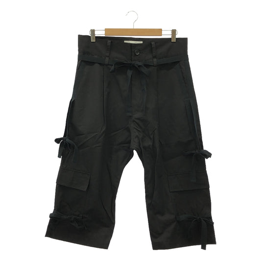 【新品】  prasthana / プラスターナ | hang strings cargo trousers / パンツ | S | ブラック | メンズ