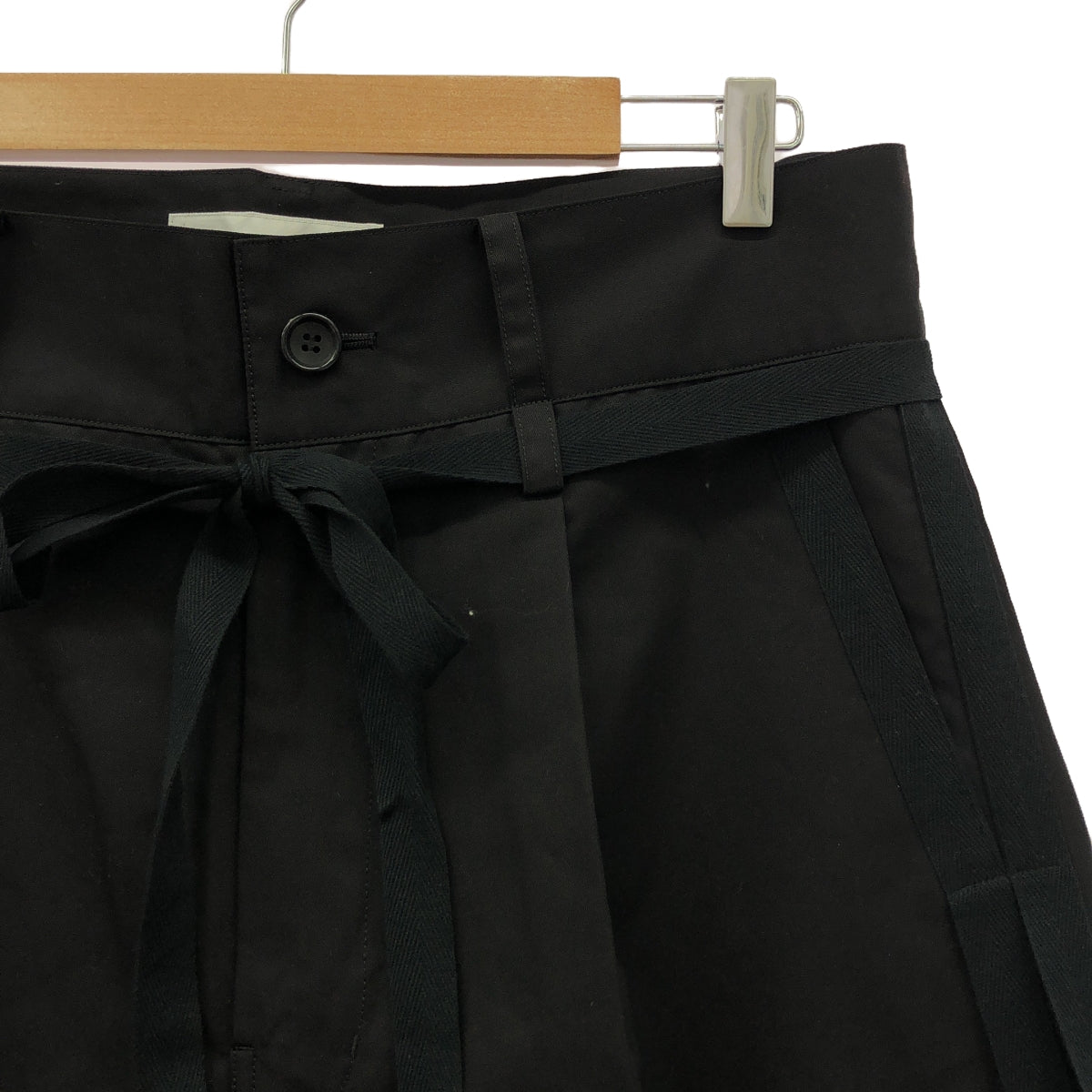 [New] prasthana / Prasthana | Hang strings cargo trousers / Pants | S | Black | Men's