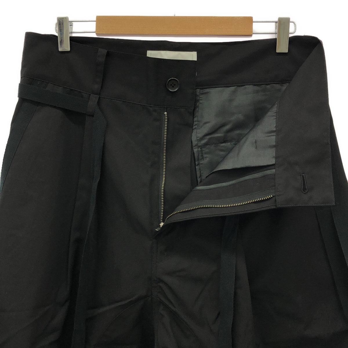 [New] prasthana / Prasthana | Hang strings cargo trousers / Pants | S | Black | Men's