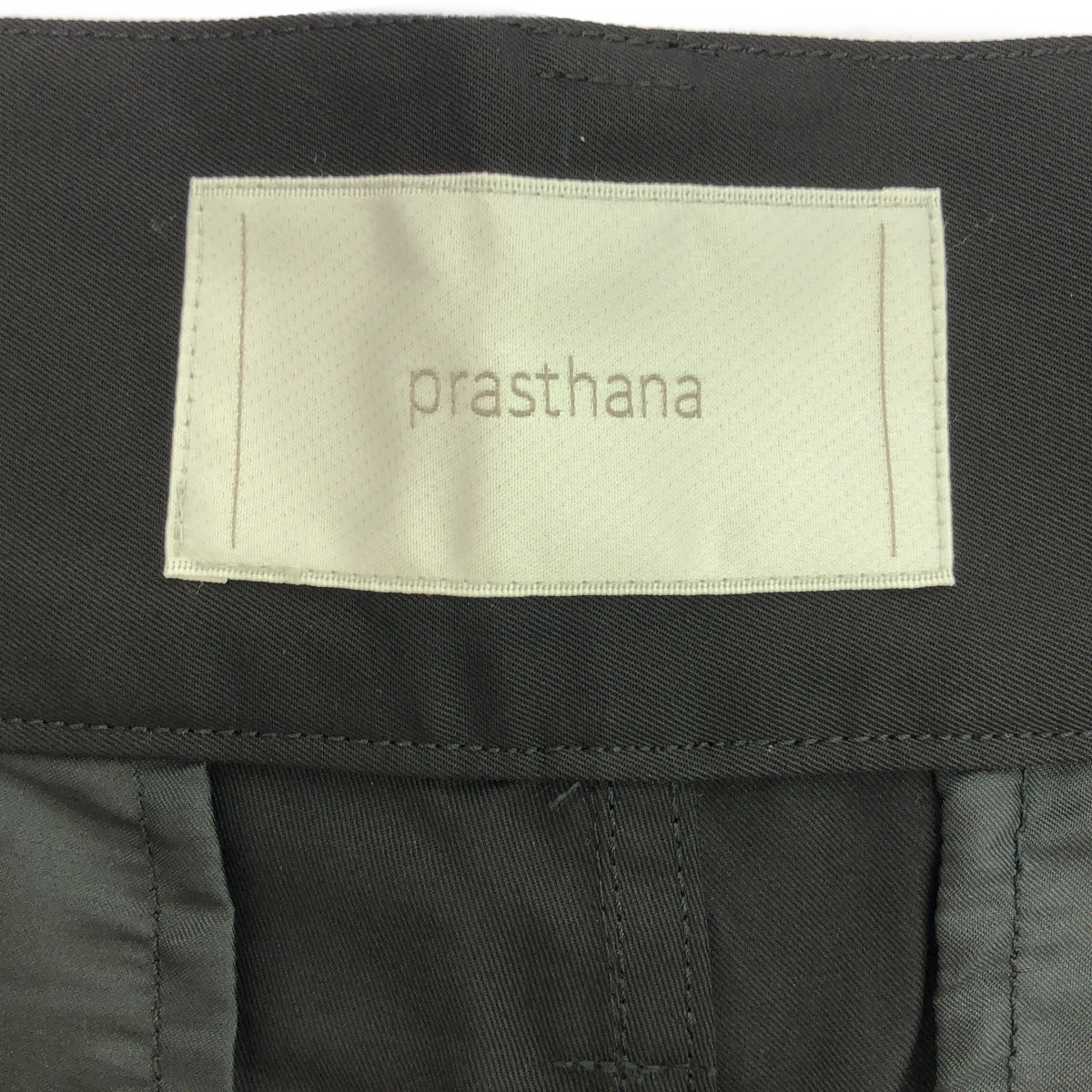 【新品】  prasthana / プラスターナ | hang strings cargo trousers / パンツ | S | ブラック | メンズ