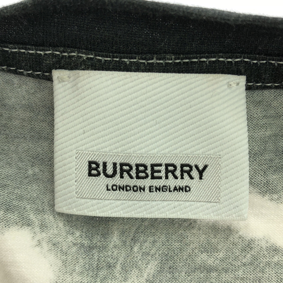 Burberry | Cow pattern crew neck cut and sew | XXS | White/Black | Men's