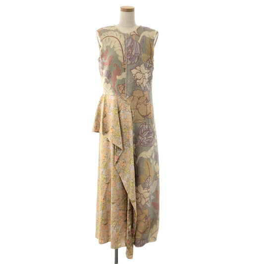 [New] Acne Studios | Jacquard Flower Sleeveless Dress | Size 38 | Multicolor | Women's