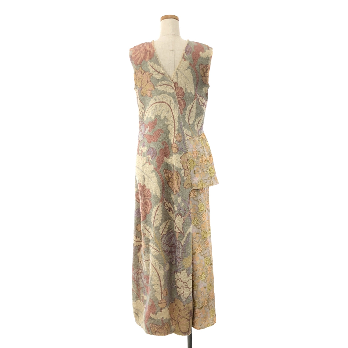 [New] Acne Studios | Jacquard Flower Sleeveless Dress | Size 38 | Multicolor | Women's