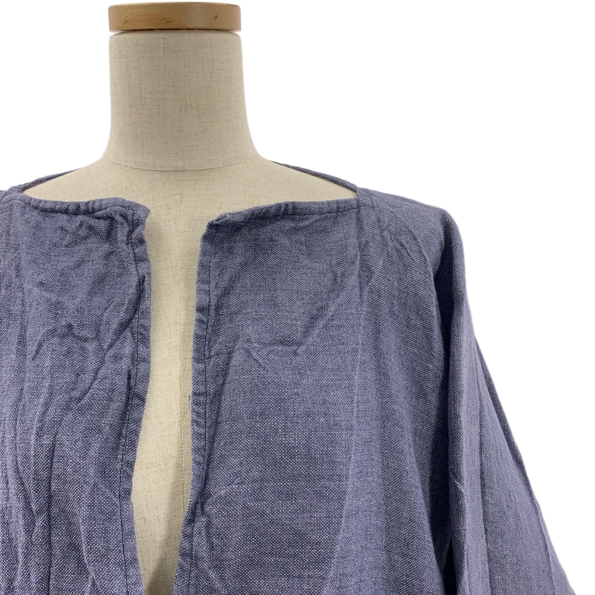 DANIELA GREGIS | 亞麻無扣開襟衫 | F碼 | 女款