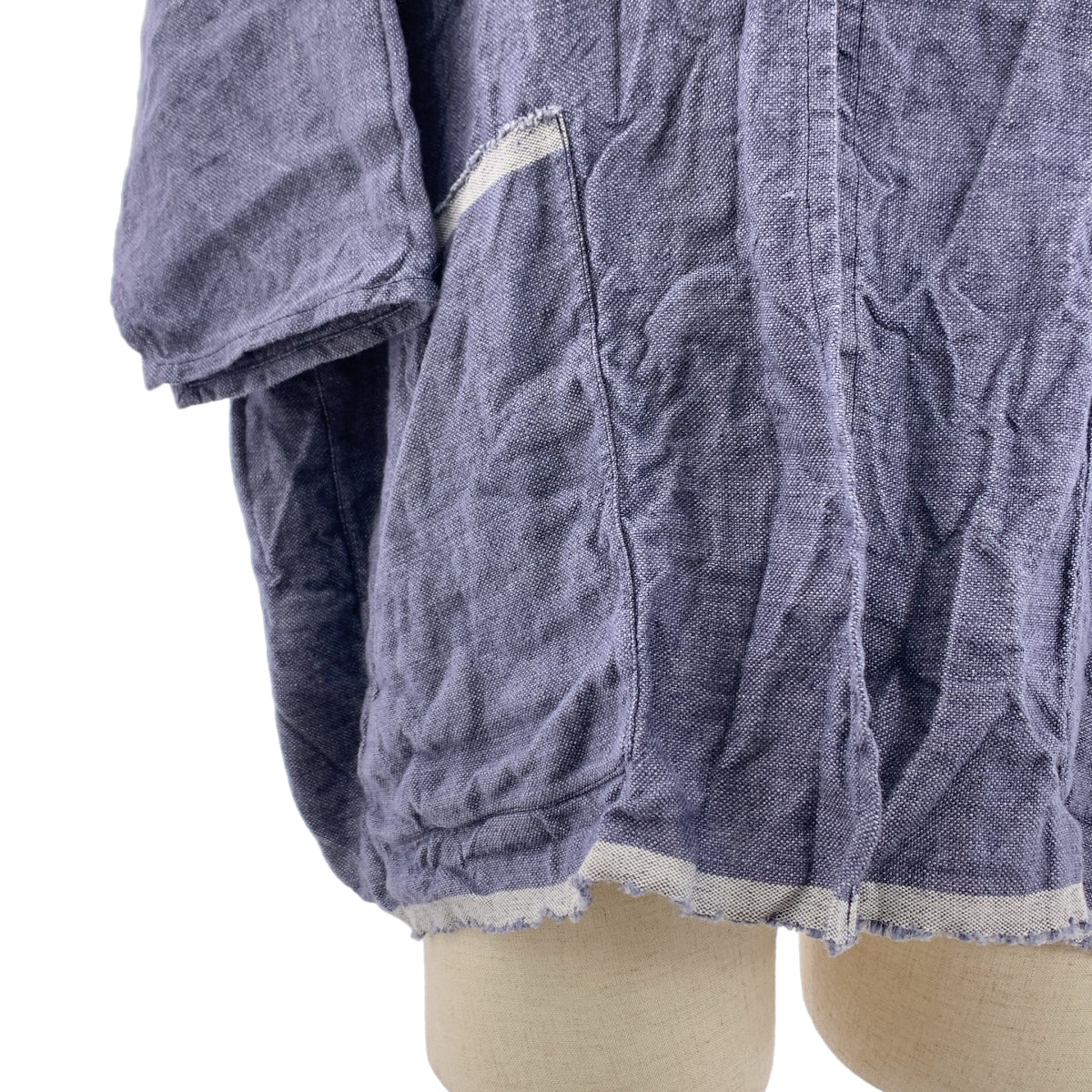 DANIELA GREGIS | 亞麻無扣開襟衫 | F碼 | 女款