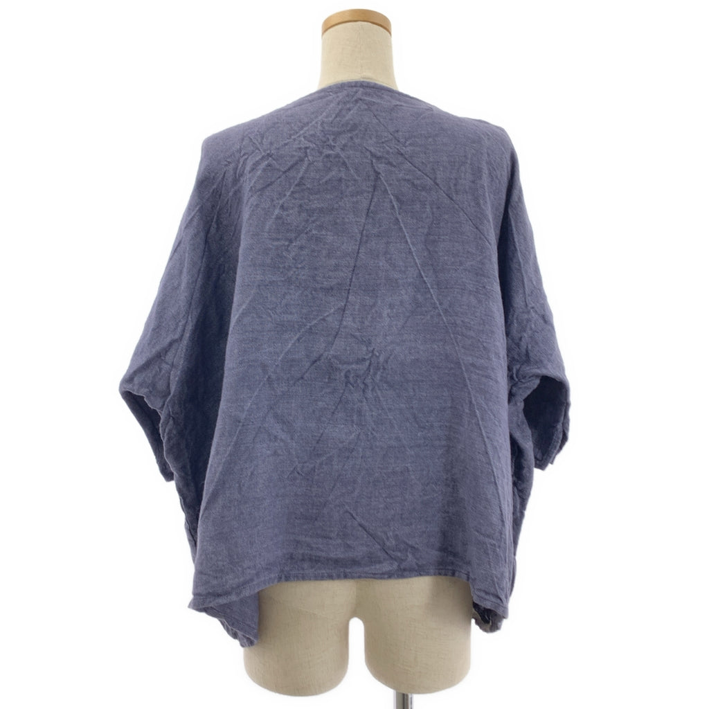 DANIELA GREGIS | 亞麻無扣開襟衫 | F碼 | 女款