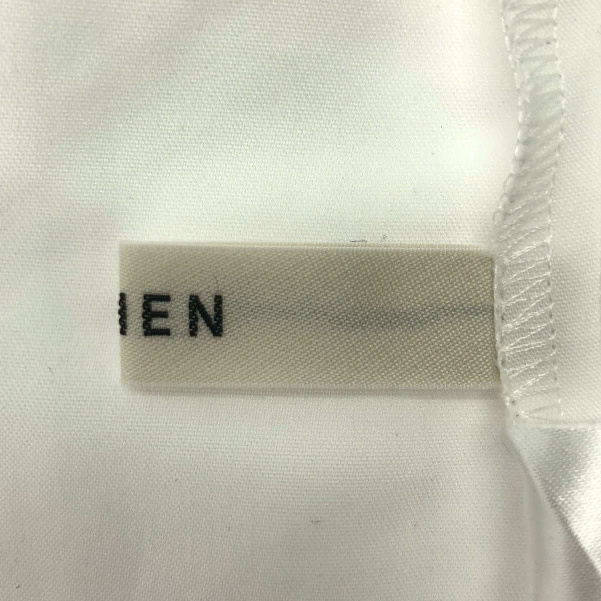 LOHEN / ローヘン | 2024SS | ハイカウント ダブルクロス スリーブレス ブラウス シャツ | F | ホワイト | レディース