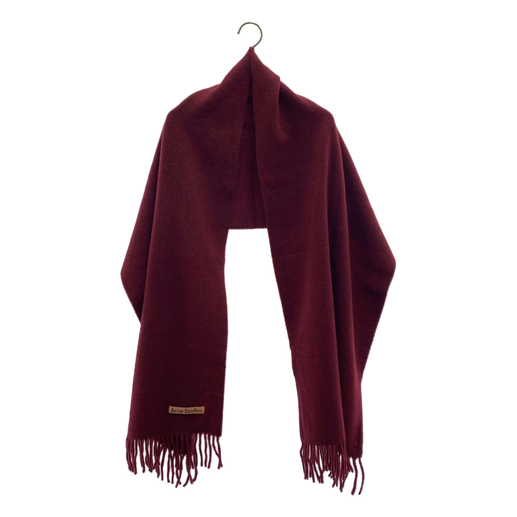Acne Studios / アクネストゥディオズ | 2025AW | ウール フリンジ ロング ストール マフラー / FN-UX-SCAR000218 |