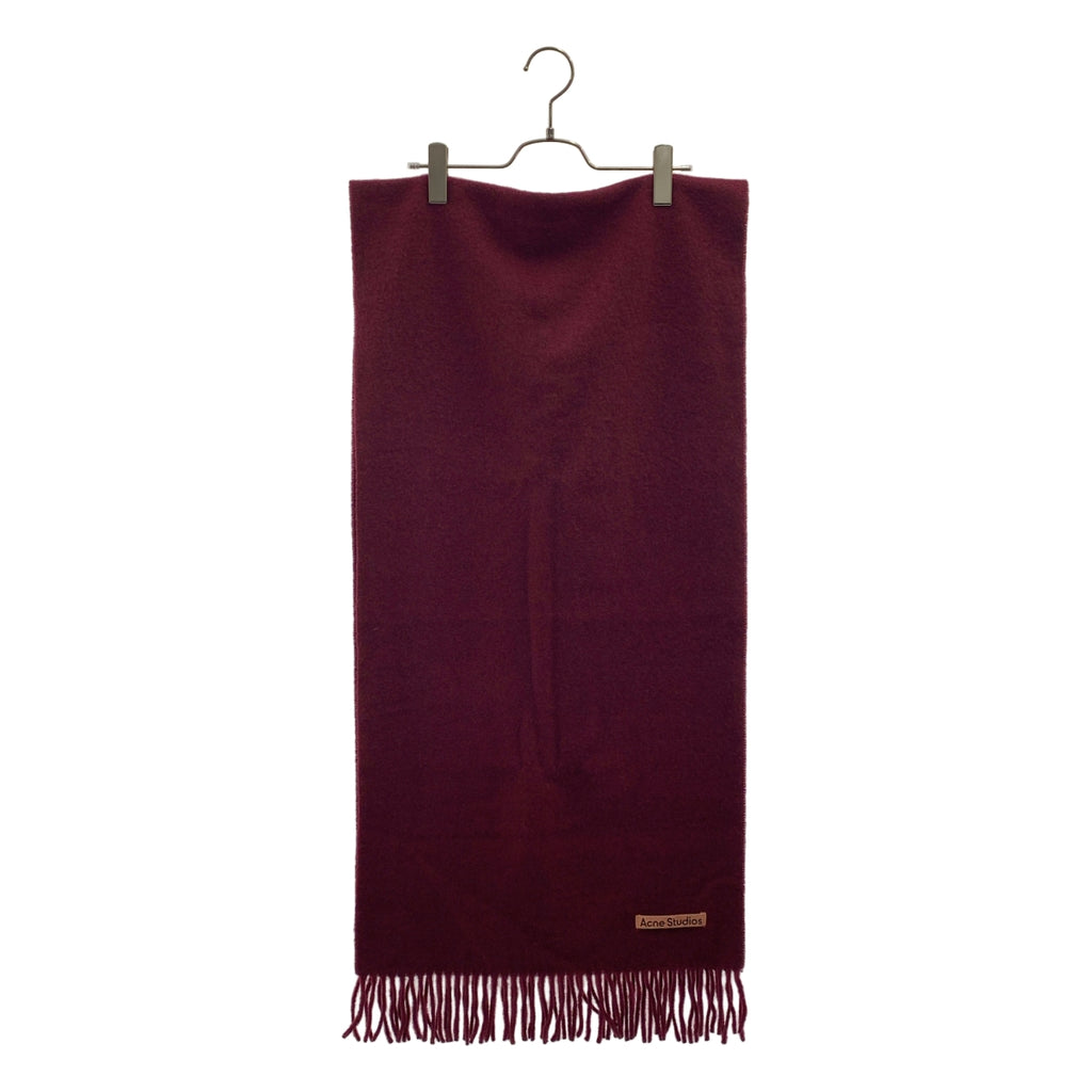 Acne Studios / アクネストゥディオズ | 2025AW | ウール フリンジ ロング ストール マフラー / FN-UX-SCAR000218 |