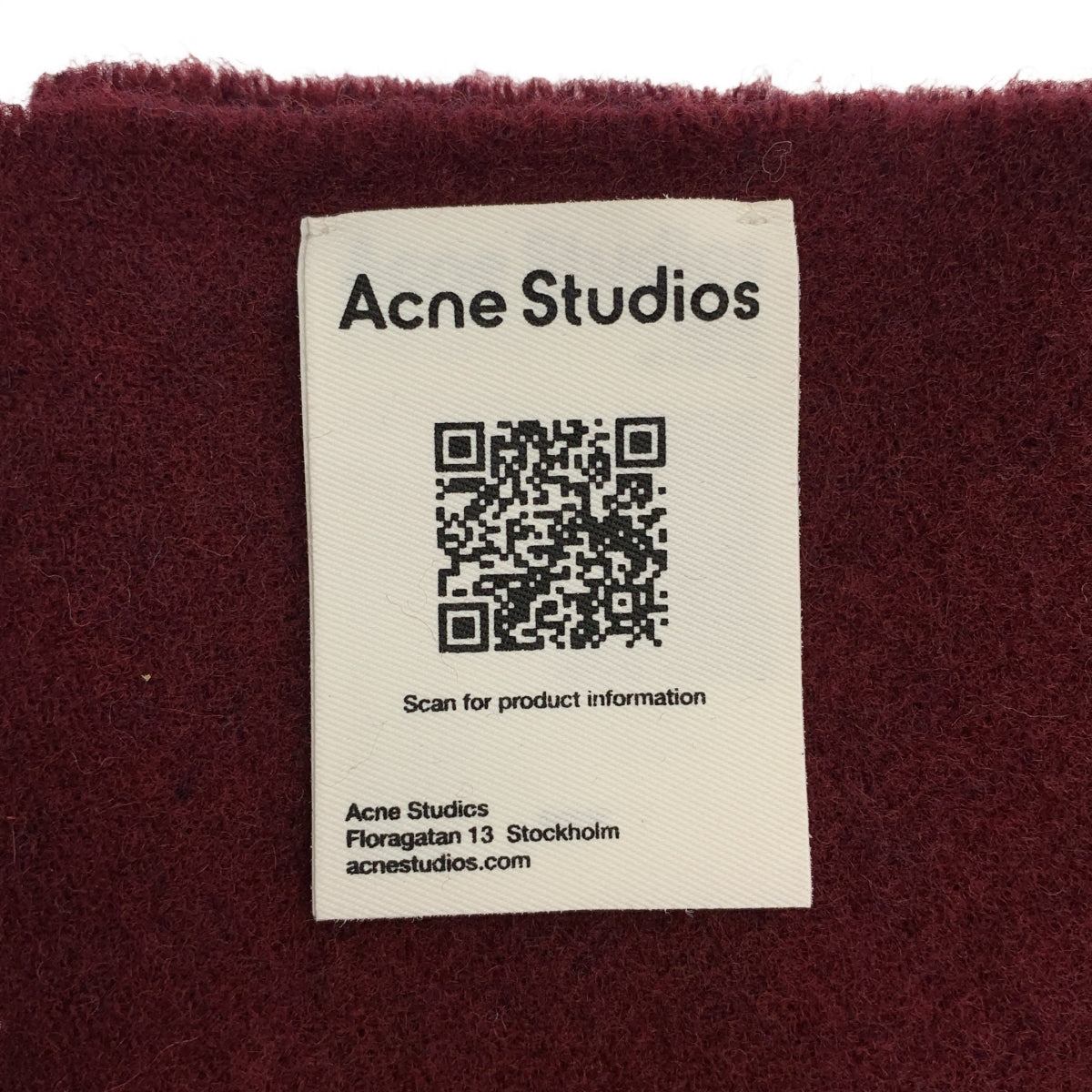 Acne Studios / アクネストゥディオズ | 2025AW | ウール フリンジ ロング ストール マフラー / FN-UX-SCAR000218 |
