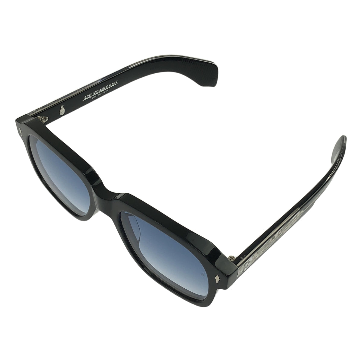 【미품】 JACQUES MARIE MAGE / 잭 마리 마주 | UNION 유니온 아세테이트 스퀘어 선글라스 | 55□22 | 블랙 | 남성