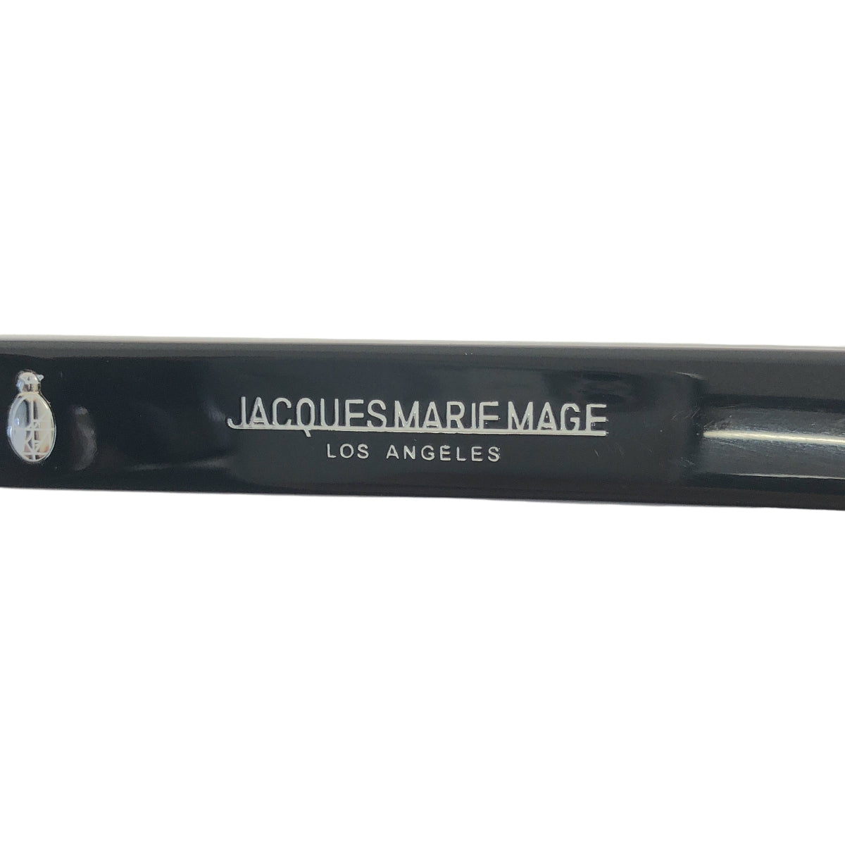 [品相良好] JACQUES MARIE MAGE | UNION 醋酸纖維方形太陽眼鏡 | 55□22 | 黑色 | 男款