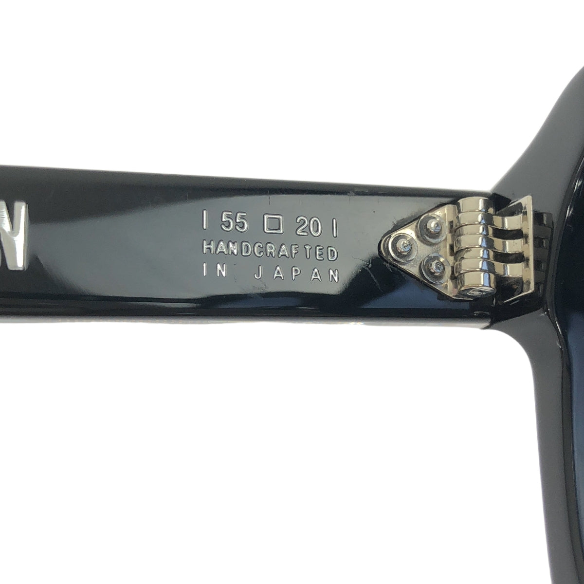 [品相良好] JACQUES MARIE MAGE | UNION 醋酸纖維方形太陽眼鏡 | 55□22 | 黑色 | 男款