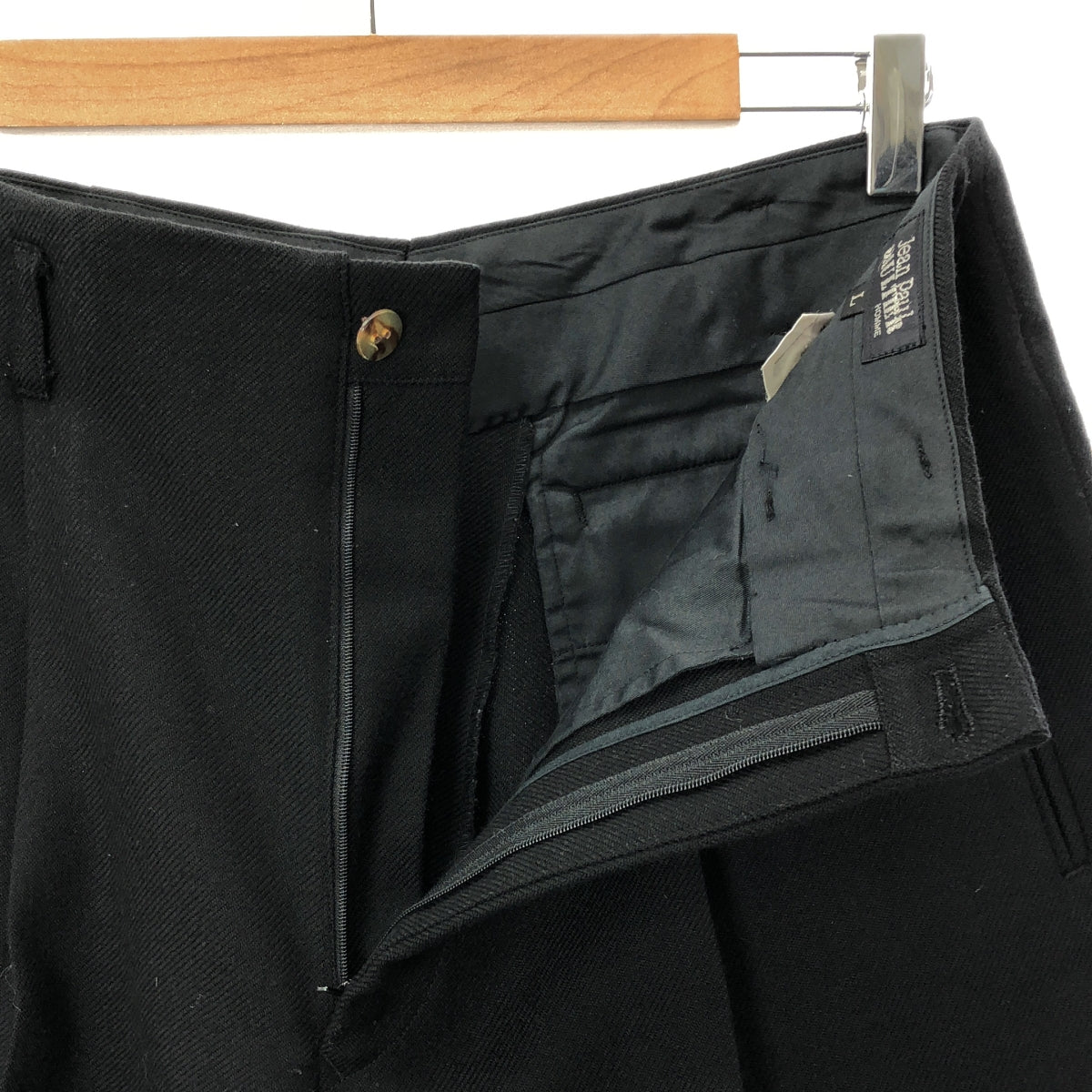 JeanPaulGAULTIER / Jean Paul Gaultier | 1990s~ Wool Tuck Slacks Pants | L | Black | Men's