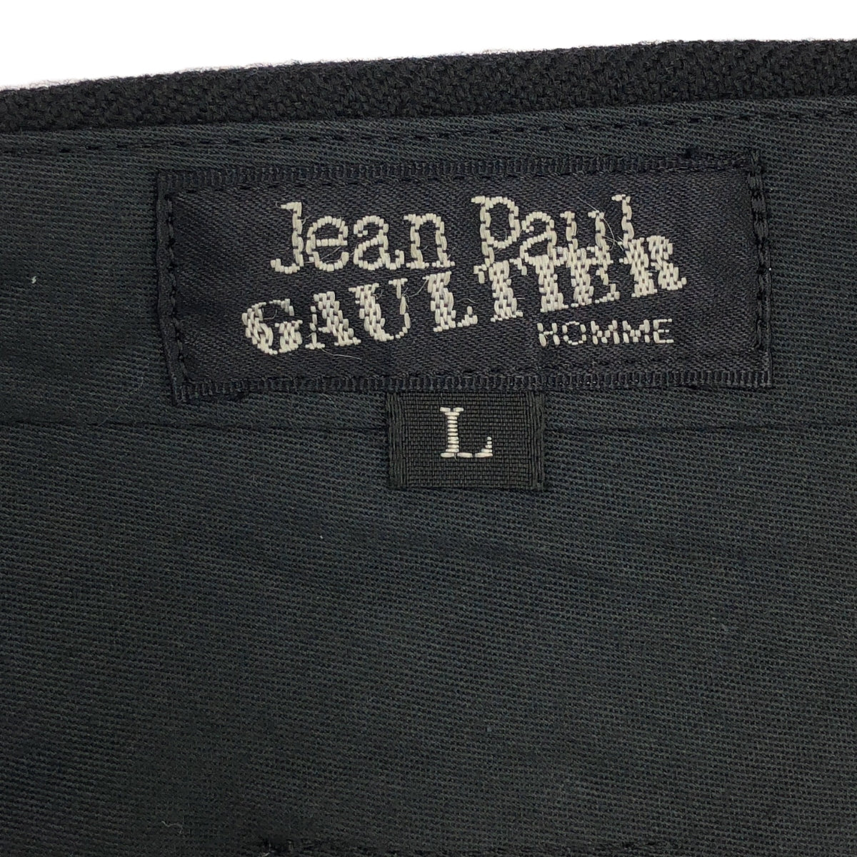 JeanPaulGAULTIER / 장폴 고르체 | 1990s~ 울 탁 슬랙스 팬츠 | L | 블랙 | 남성