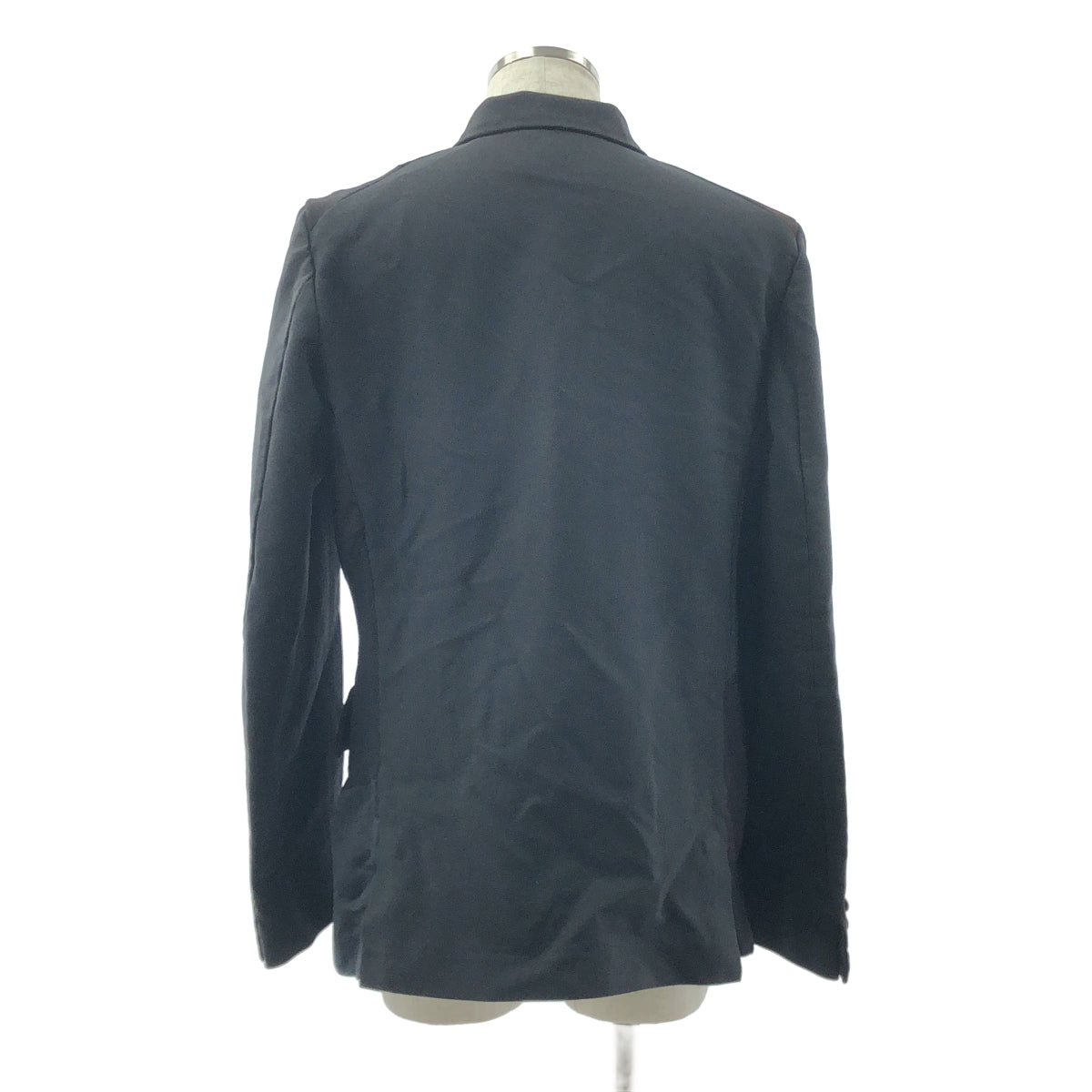 【미품】 BLACK COMME des GARCONS / 블랙 콤 데 갤슨 | 2025SS | 폴리 에스테르 제품 가공 다른 소재 전환 패치 워크 싱글 재킷 | L | 블랙 / 브라운 | 남성