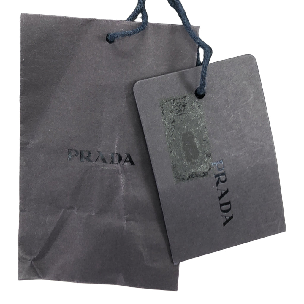 [狀況良好] PRADA | 標誌橡膠貼片休閒褲 | S | 黑色 | 女款