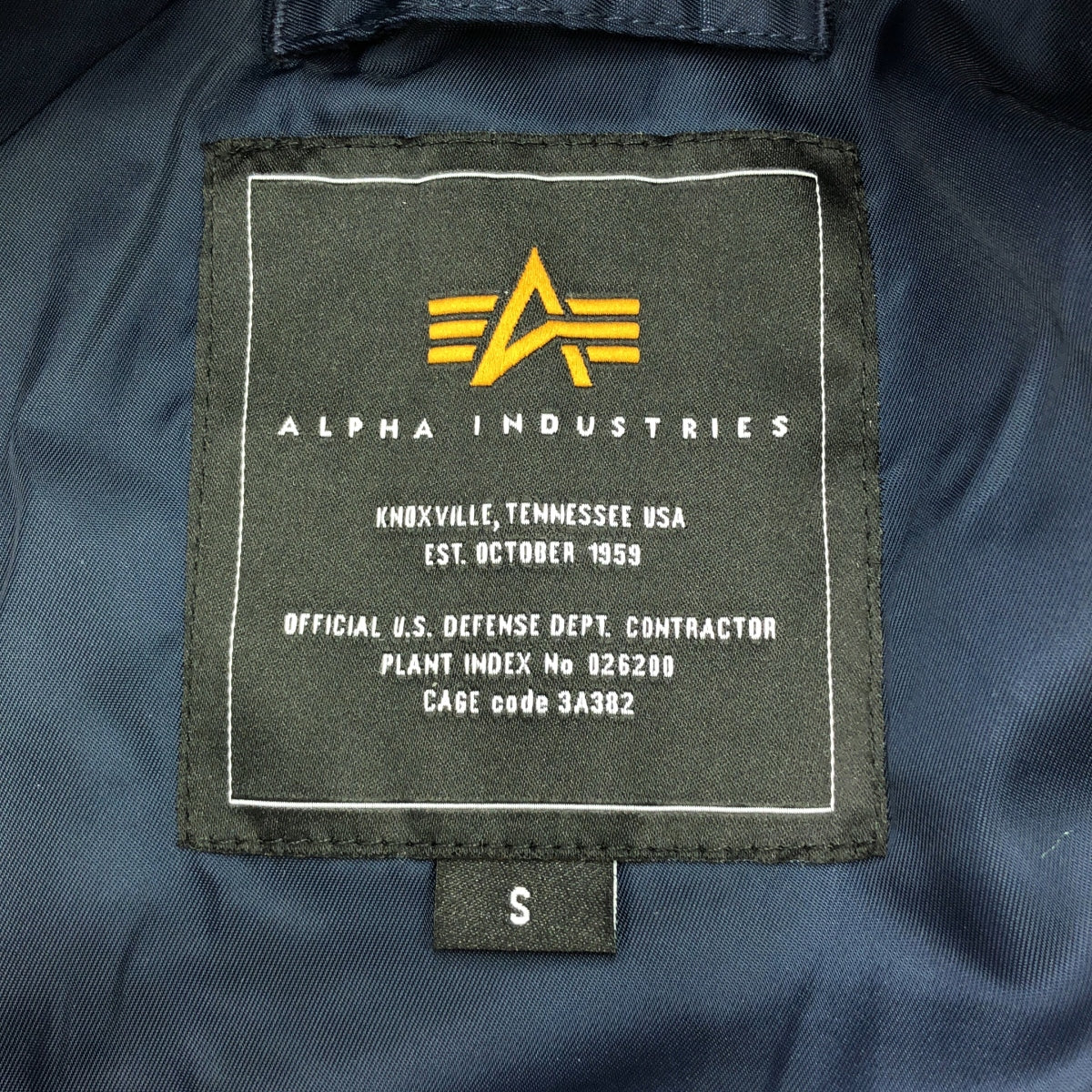【美品】  ALPHA INDUSTRIES / アルファインダストリーズ | L-2B フライトナイロンジャケット | S | ネイビー | メンズ