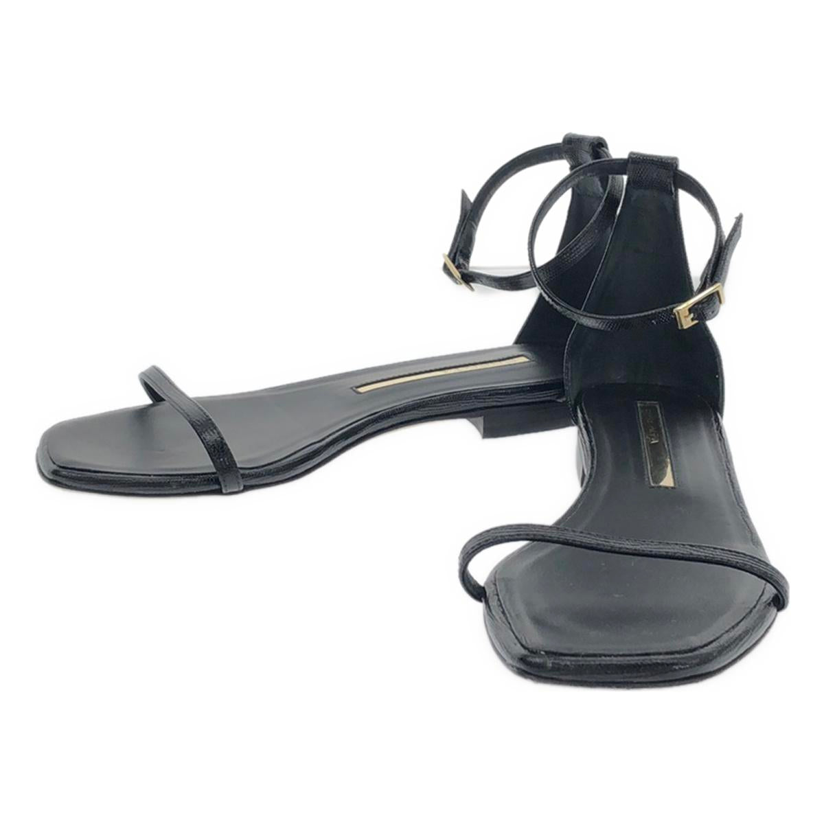 BRENTA | 2022SS | × FRAMeWORK Framework Exclusive Strap Flat Sandals | 37 | Black | Women's