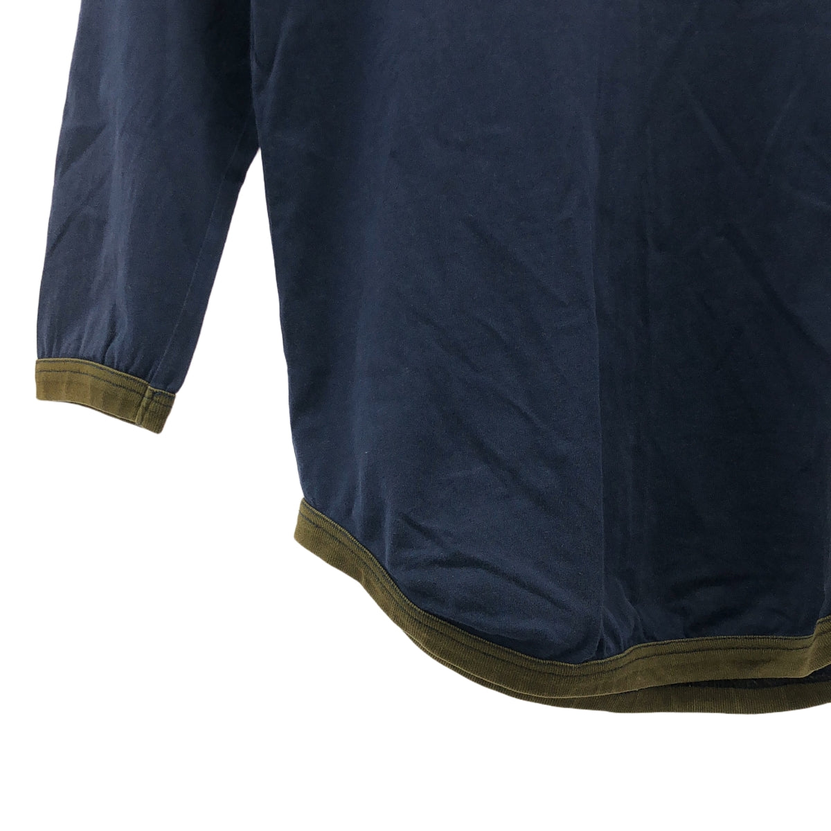 COMME des GARCONS 襯衫 |棉質插肩袖剪裁與縫紉 | S |海軍 |男士