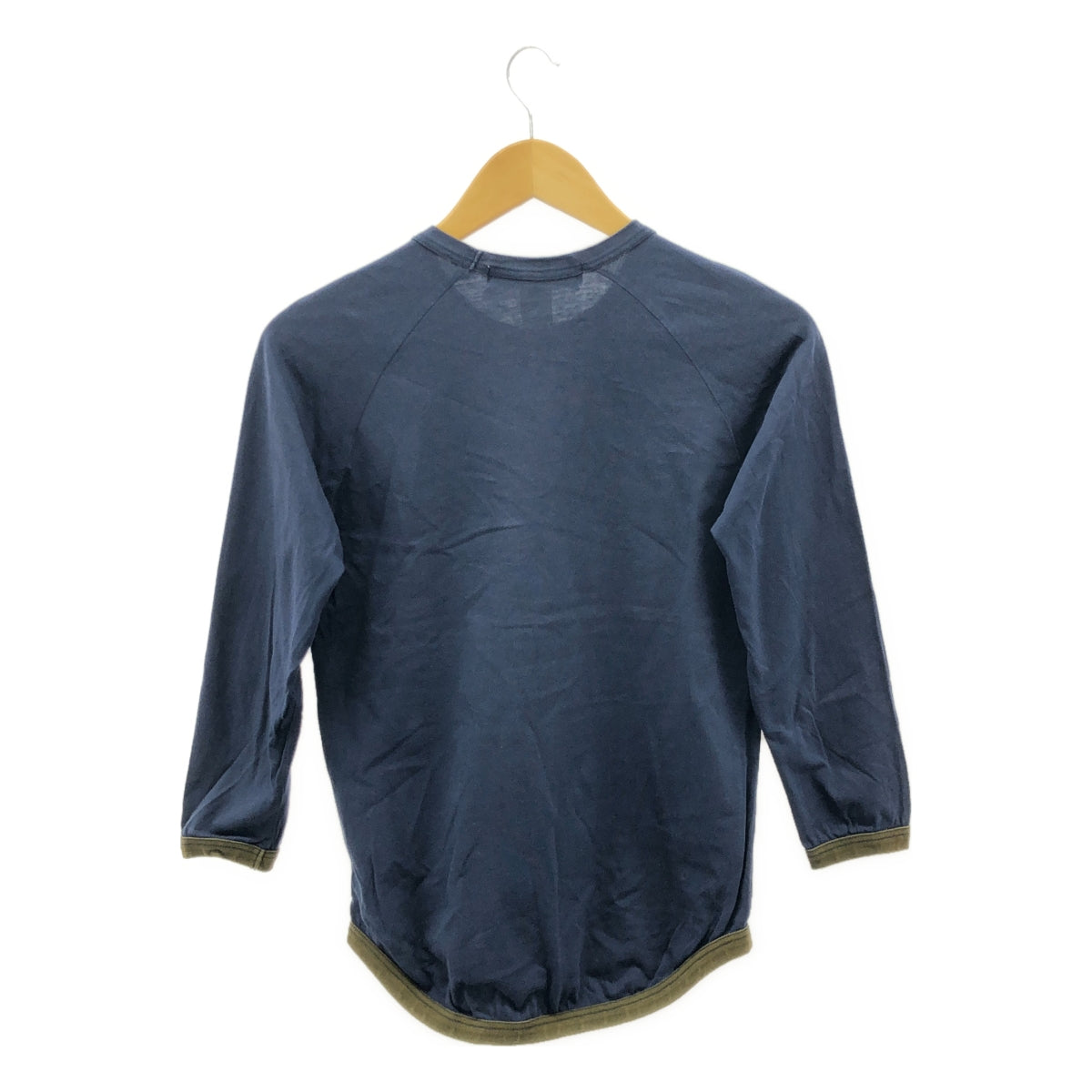 COMME des GARCONS 襯衫 |棉質插肩袖剪裁與縫紉 | S |海軍 |男士