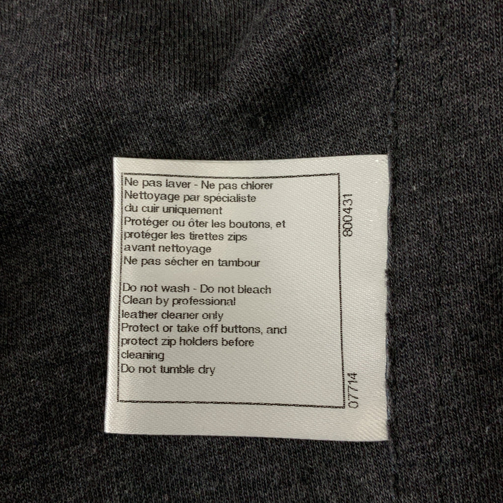 CHANEL / 샤넬 | 코코마크 가죽 더블 라이더스 재킷 | 34 | 여성