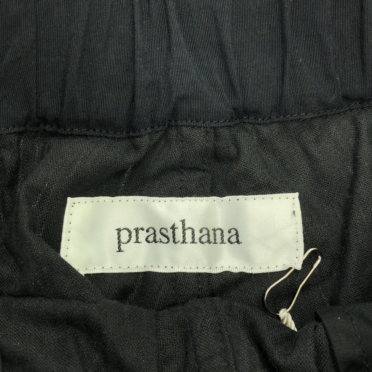 【新品】  prasthana / プラスターナ | passive cord easy pants パンツ | M | ブラック | メンズ