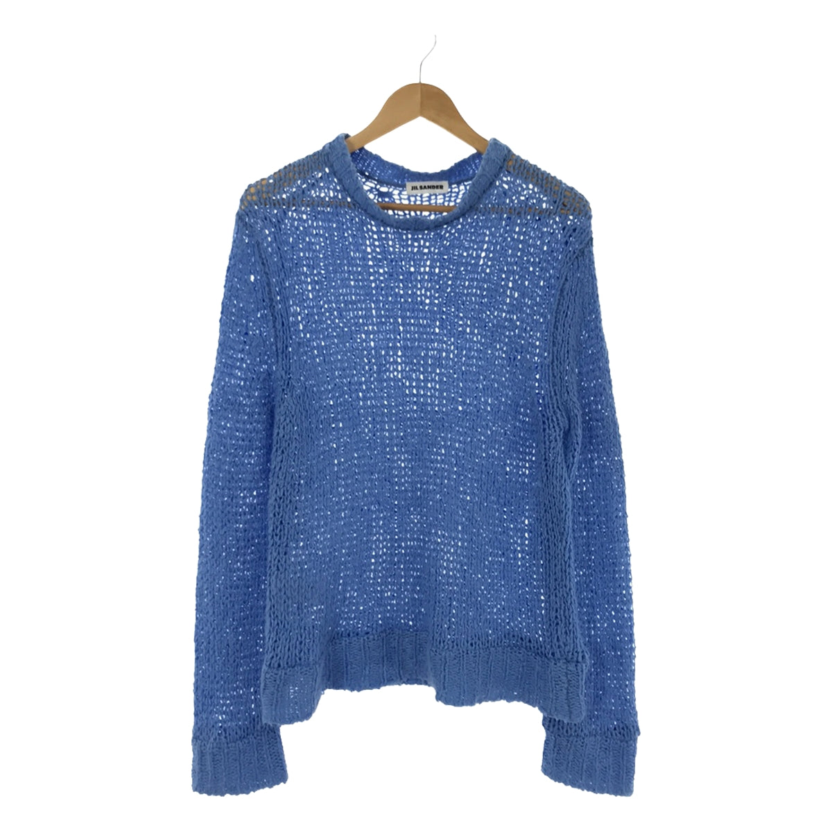 吉爾桑達 | 2021春夏 |亞麻針織套頭衫 | 46 |藍色 |男士