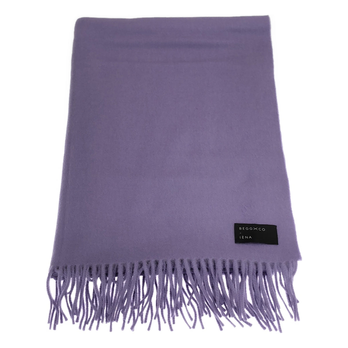 IENA / Iena | × BEGG&amp;CO Beg &amp; Co. special order Lambswool Angora large fringe stole | Lavender