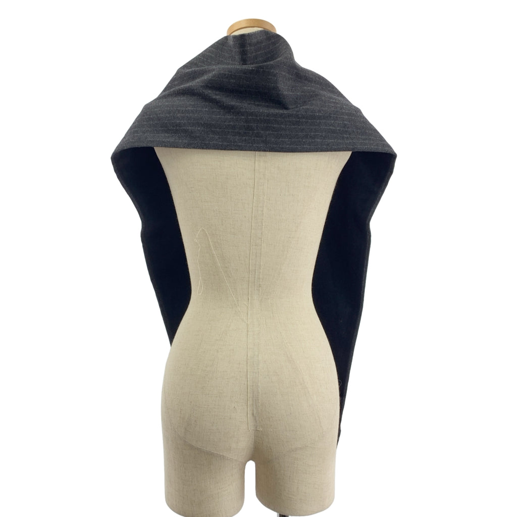 RAINMAKER / 레인 메이커 | 2Way 울 스트라이프 프린지 스톨 베스트 |