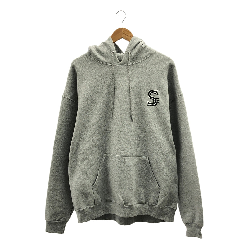 【成色極佳】SEE SEE / CC | 純棉印花連帽衫 | XL | 灰色 | 男款