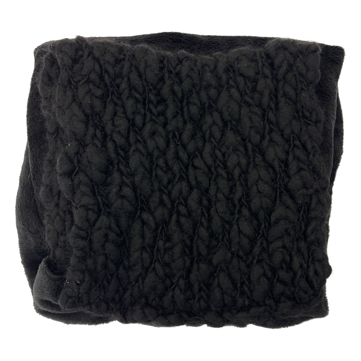 YOHJI YAMAMOTO +NOIR / ヨウジヤマモトプリュスノアール | 2003AW | シルク ウール ロング ギャザー マフラー |