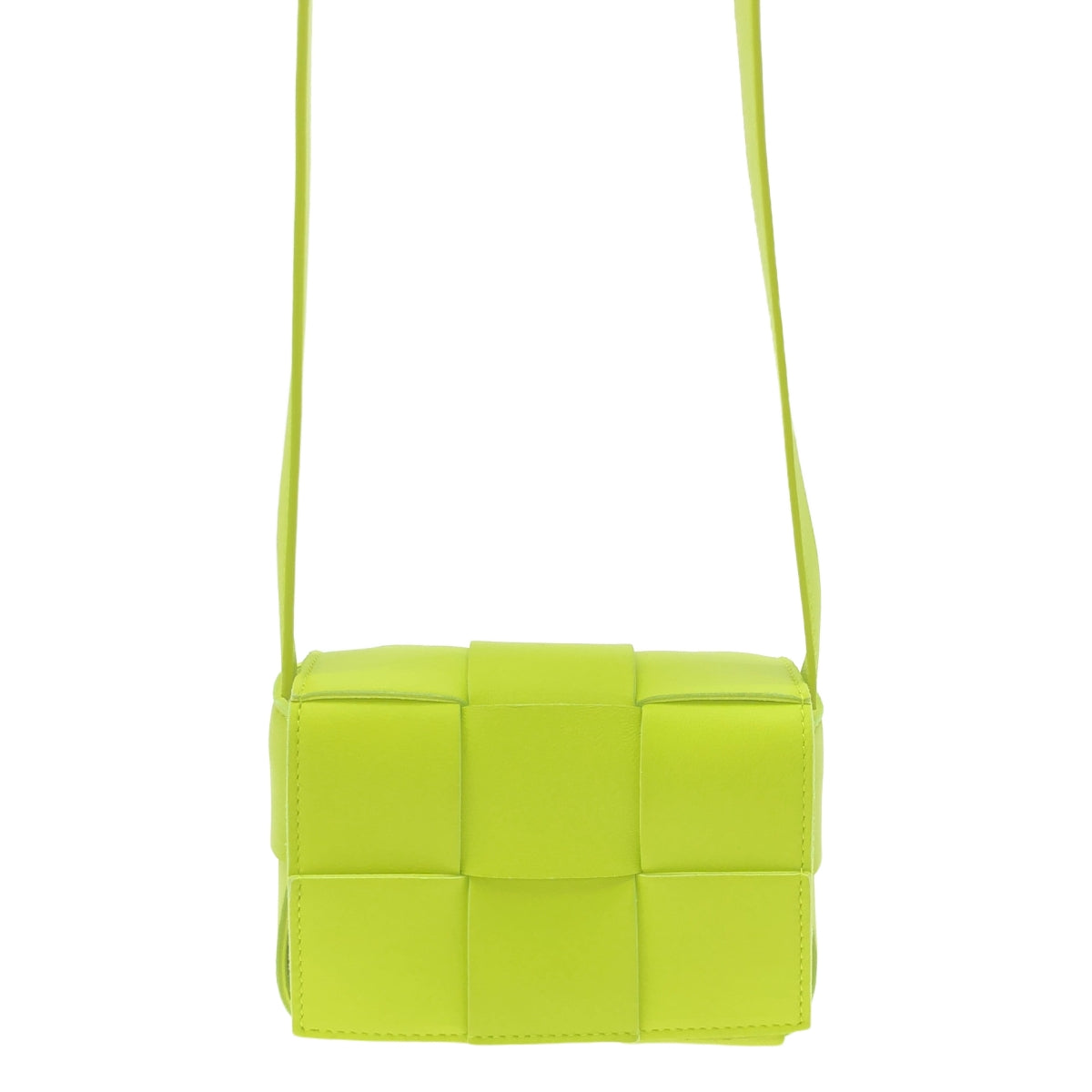 【美品】  BOTTEGA VENETA / ボッテガヴェネタ | CANDY CASSETTE / キャンディ カセット クロスボディバッグ | ライトグリーン | レディース