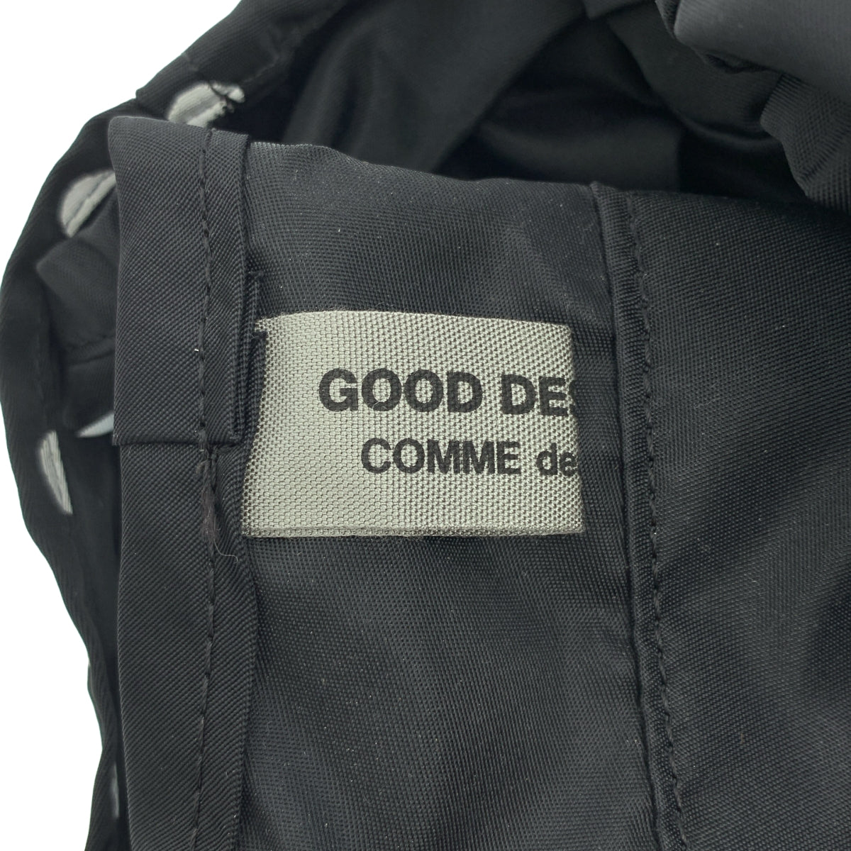 GDS COMME des GARÇONS / 優秀設計商店 COMME des GARÇONS |尼龍圓點糖果袋|