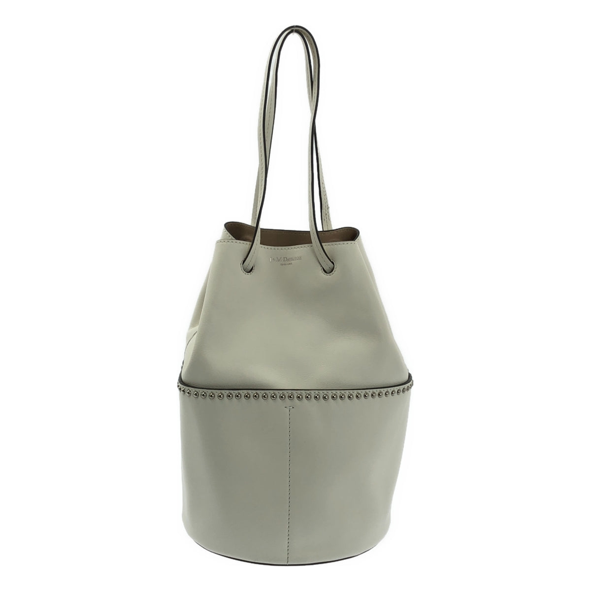 [類似新品] J&amp;M DAVIDSON | 迷你 DAISY WITH STUDS 單肩包 | 白色 | 女款