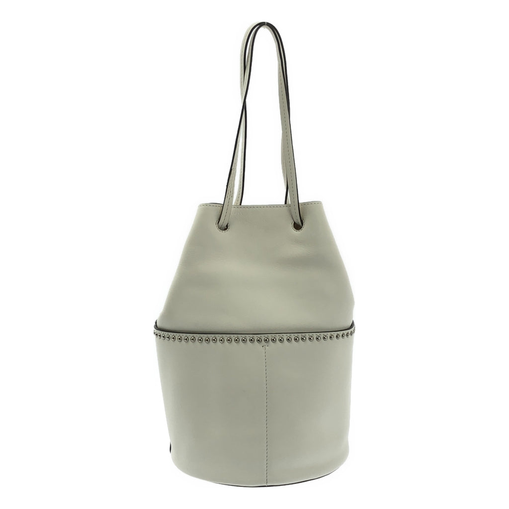 【美品】  J&M DAVIDSON / ジェイアンドエムデヴィッドソン | MINI DAISY WITH STUDS ミニ デイジー ウィズ スタッズ ショルダーバッグ | ホワイト | レディース