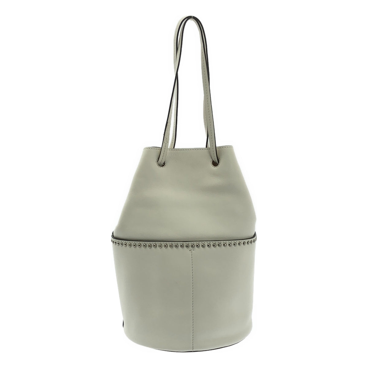 [類似新品] J&amp;M DAVIDSON | 迷你 DAISY WITH STUDS 單肩包 | 白色 | 女款