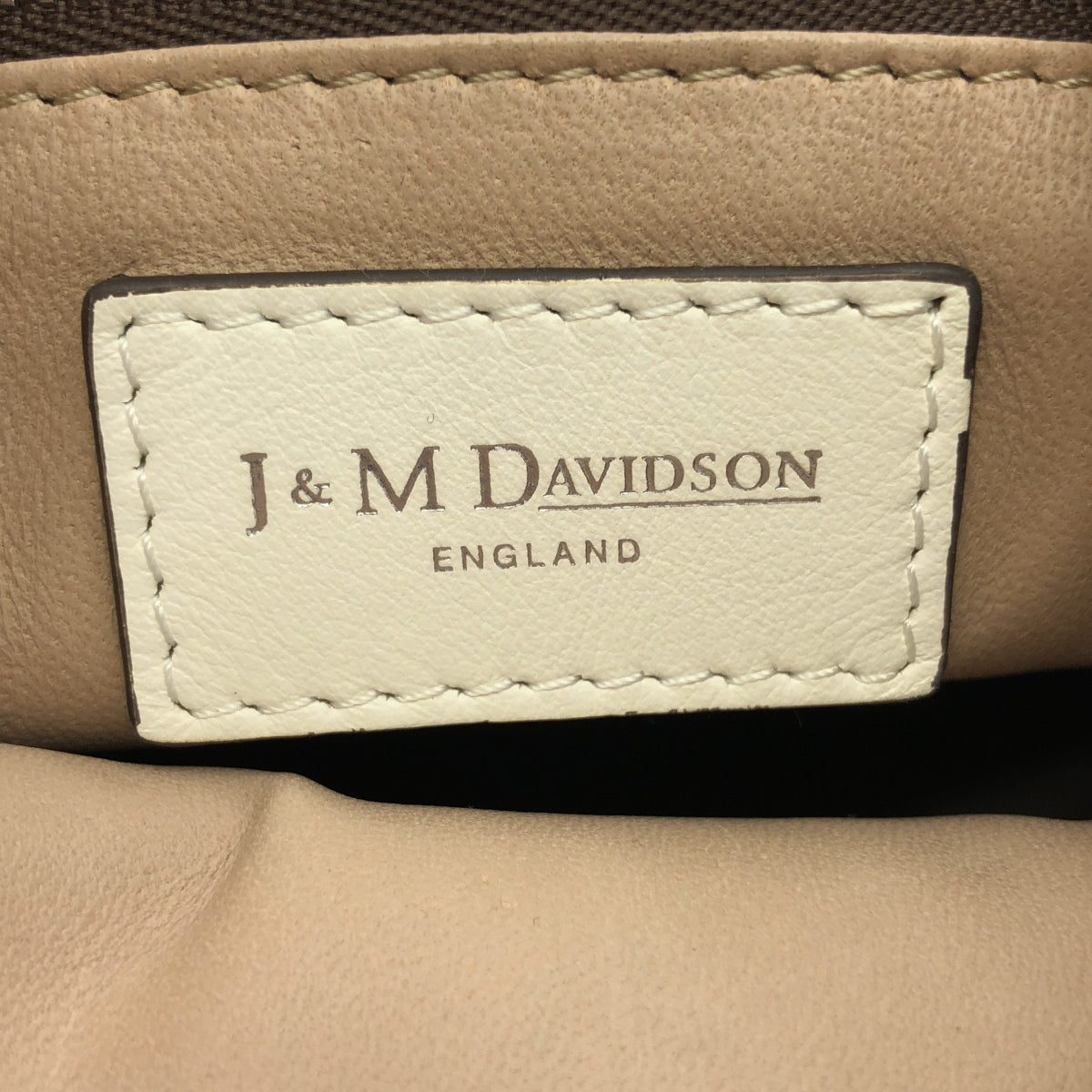 【美品】  J&M DAVIDSON / ジェイアンドエムデヴィッドソン | MINI DAISY WITH STUDS ミニ デイジー ウィズ スタッズ ショルダーバッグ | ホワイト | レディース