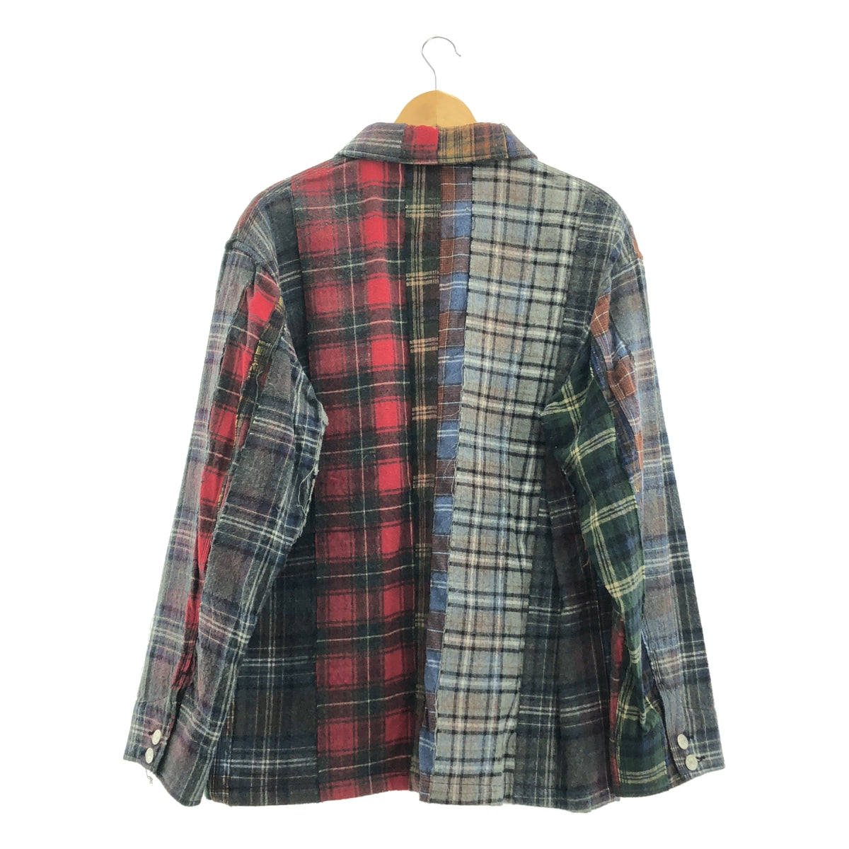 SEVEN BY SEVEN | 棉質法蘭絨拼布襯衫外套 | M碼 | 男款