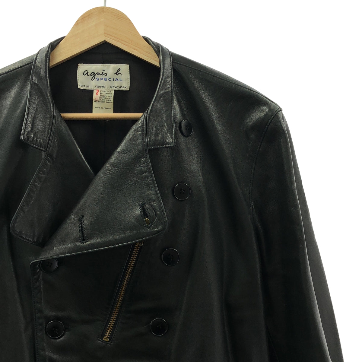 Agnes b. / 아니에스베이 | SPECIAL / 가죽 나폴레옹 재킷 라이더스 | 2 |