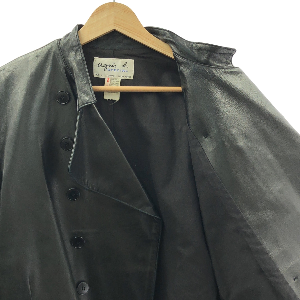 Agnes b. / 아니에스베이 | SPECIAL / 가죽 나폴레옹 재킷 라이더스 | 2 |