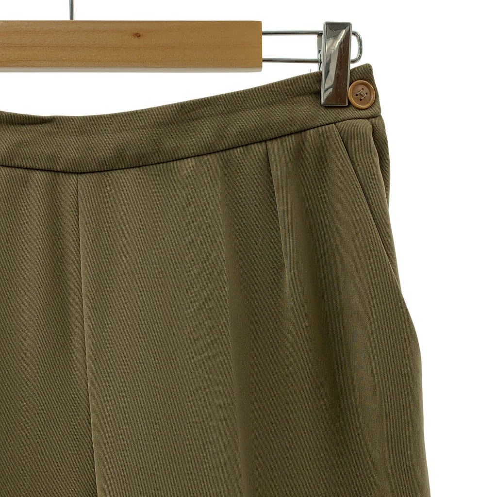 HERMES / 헤르메스 | 마르제라기 폴리 에스테르 사이드 지퍼 슬랙스 팬츠 | 38 | 여성