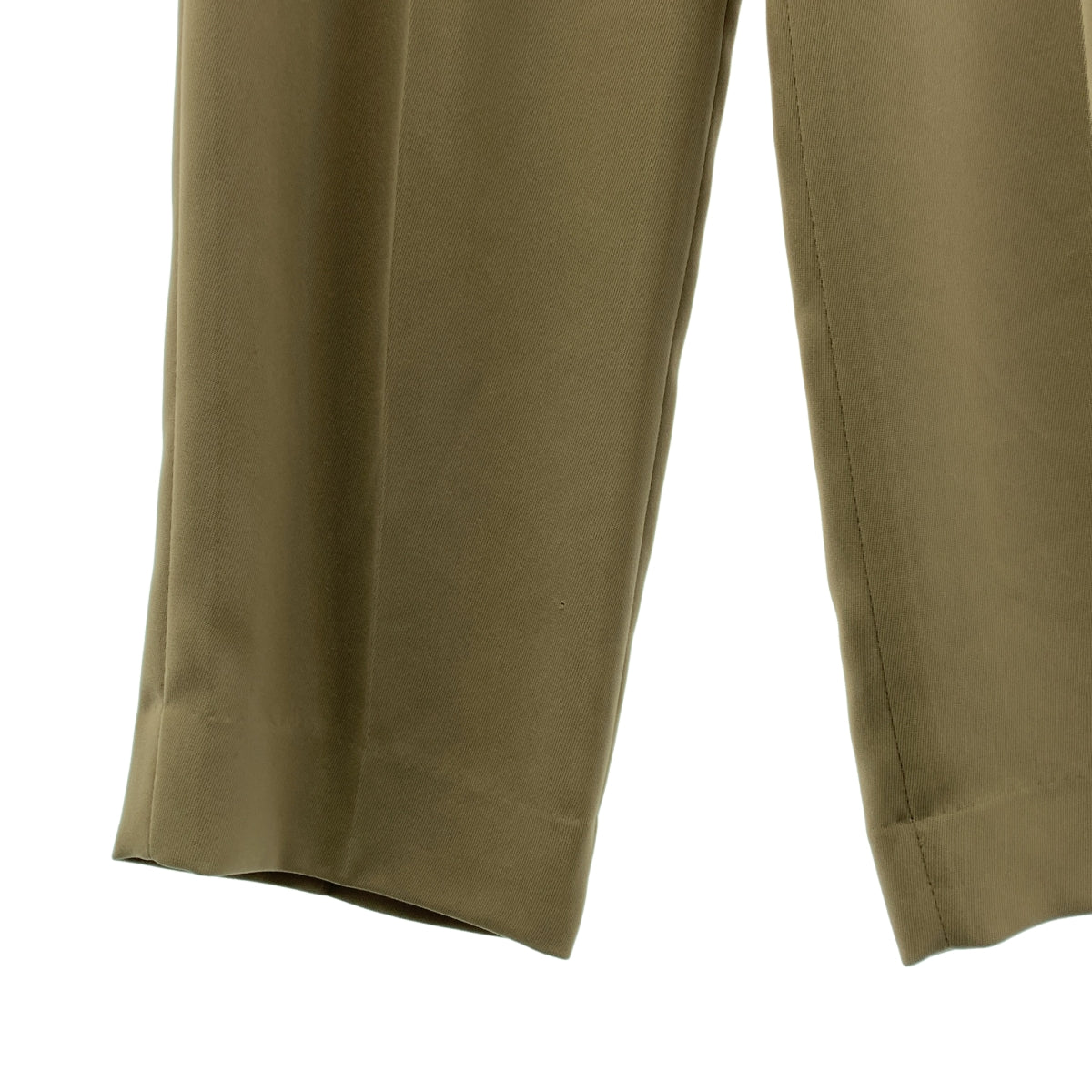 HERMES / 헤르메스 | 마르제라기 폴리 에스테르 사이드 지퍼 슬랙스 팬츠 | 38 | 여성