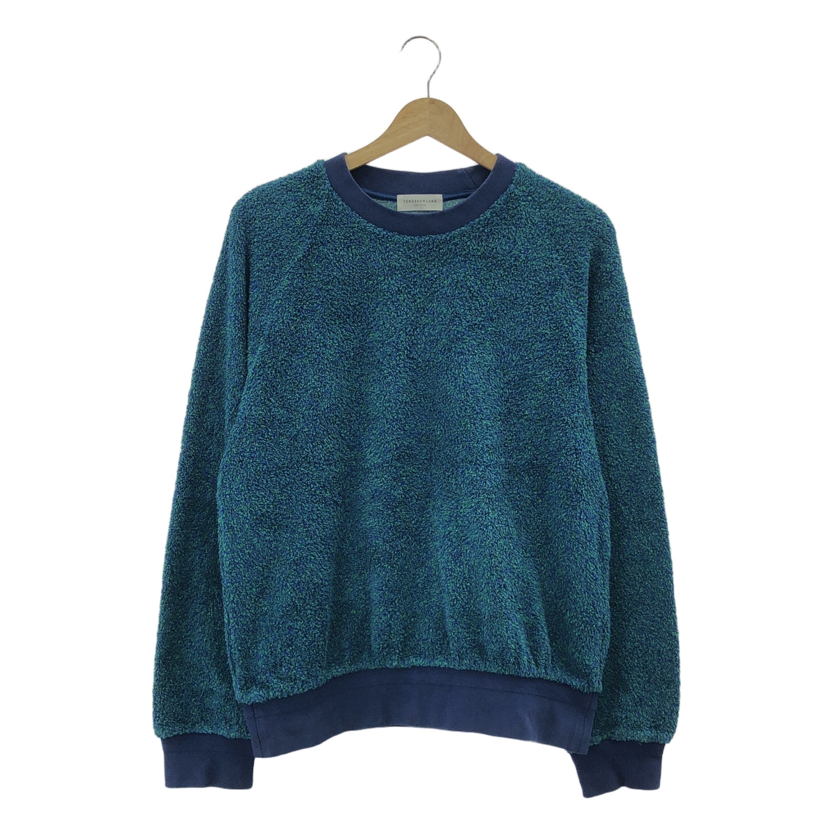 TOMORROWLAND | 圓領大理石絨針織衫 | L | 藍/綠 | 男款