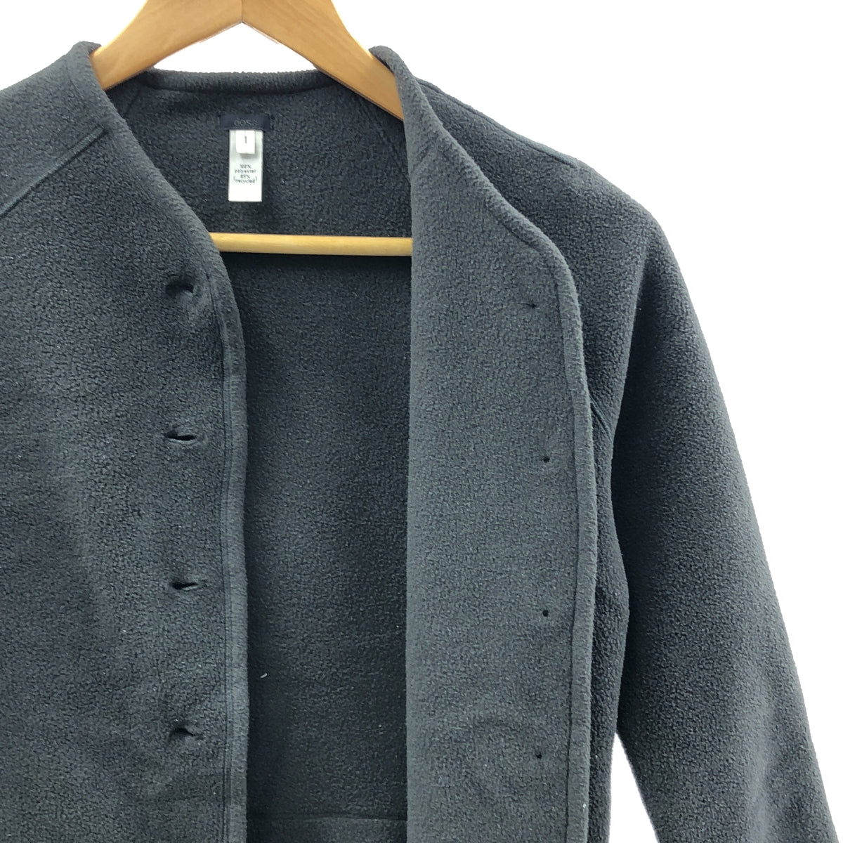 dosa / ドーサ | fitted cardigan フリース カーディガン ジャケット | 1 | グレー | レディース