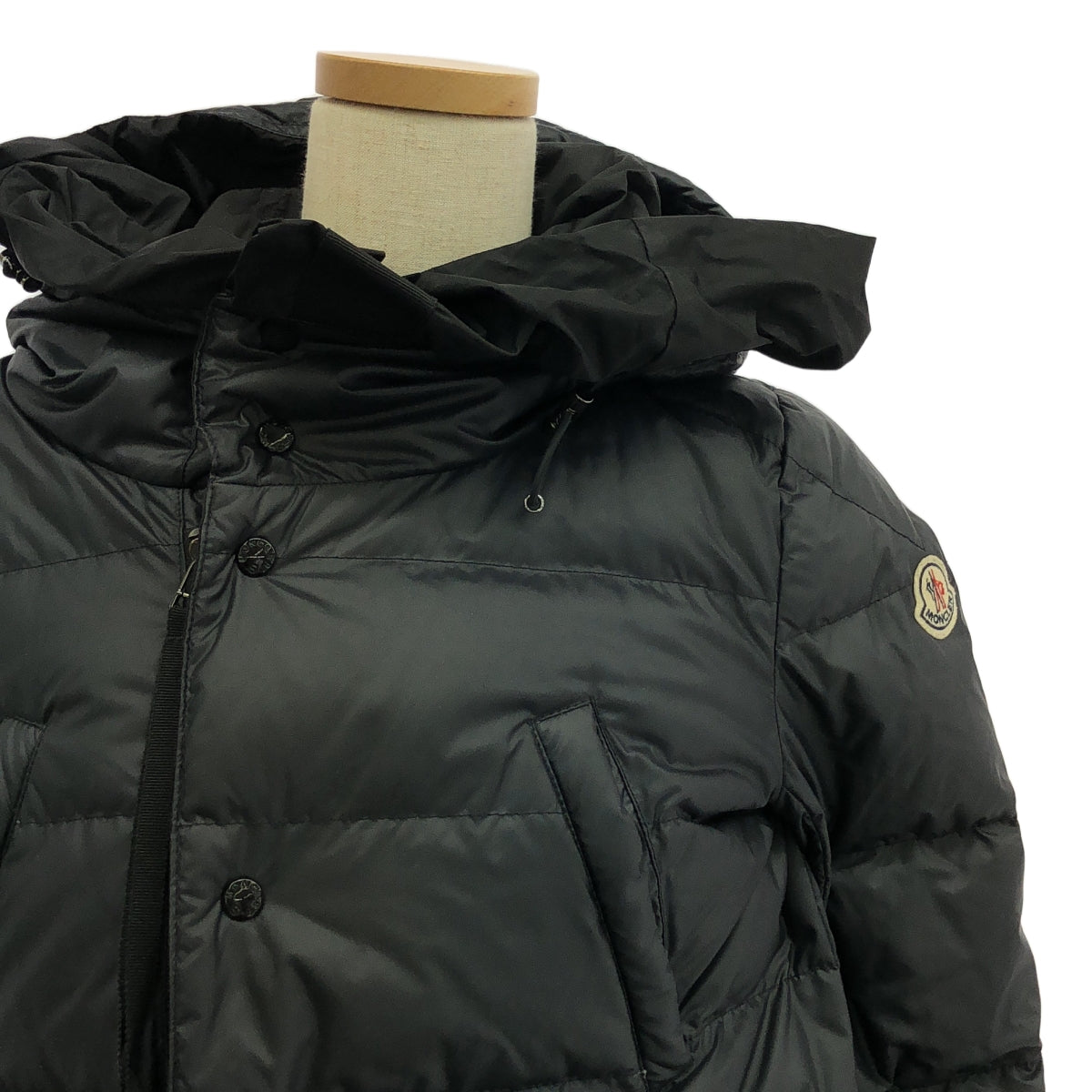 MONCLER / モンクレール | ×SACAI SERI GIUBBOTTO サカイ フリル ダウンジャケット | 00 | ネイビー / ブラック | レディース