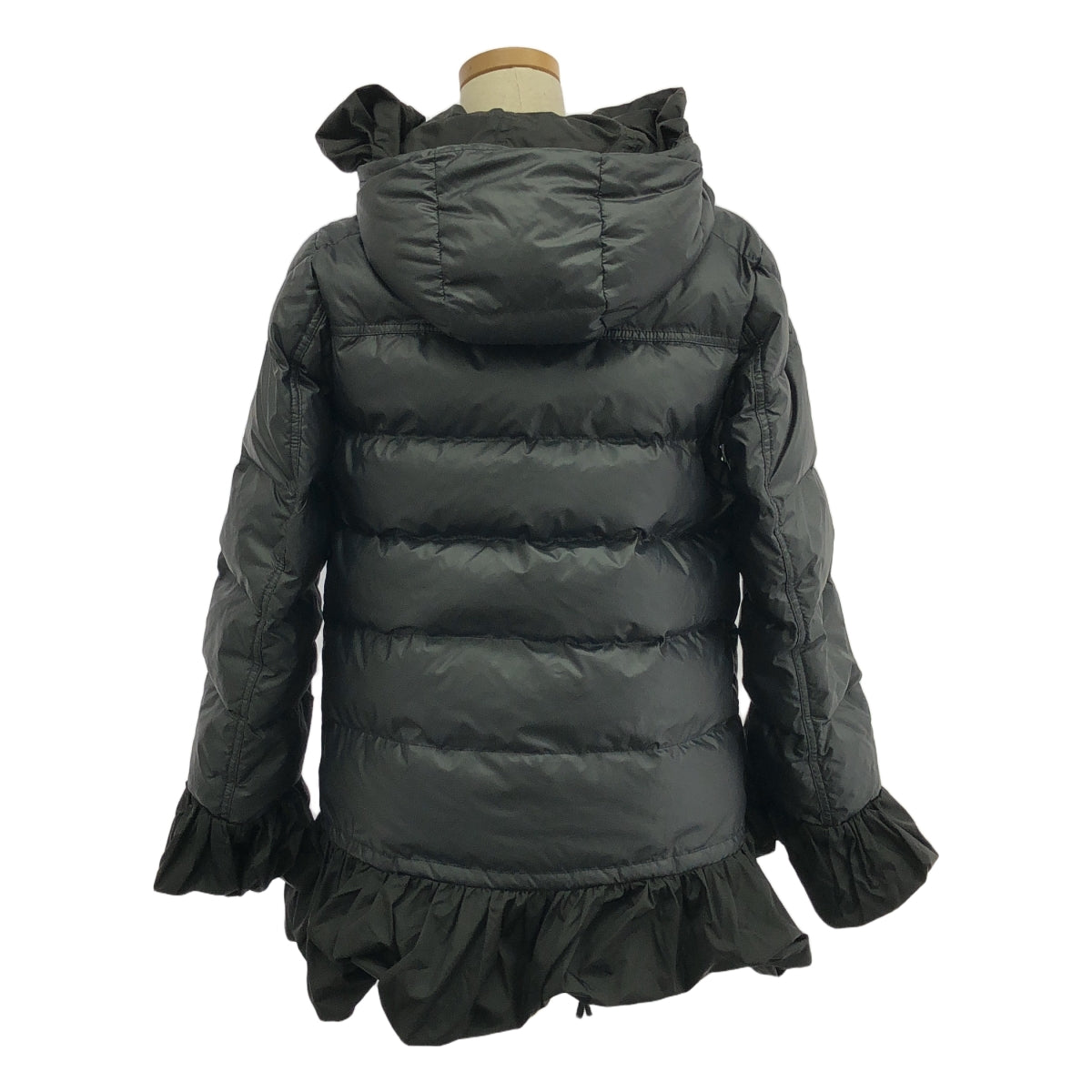 MONCLER / モンクレール | ×SACAI SERI GIUBBOTTO サカイ フリル ダウンジャケット | 00 | ネイビー / ブラック | レディース