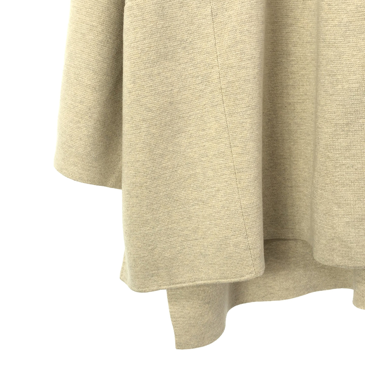 GALERIE VIE | Cotton silk collarless coat | 36 | Beige | Women's