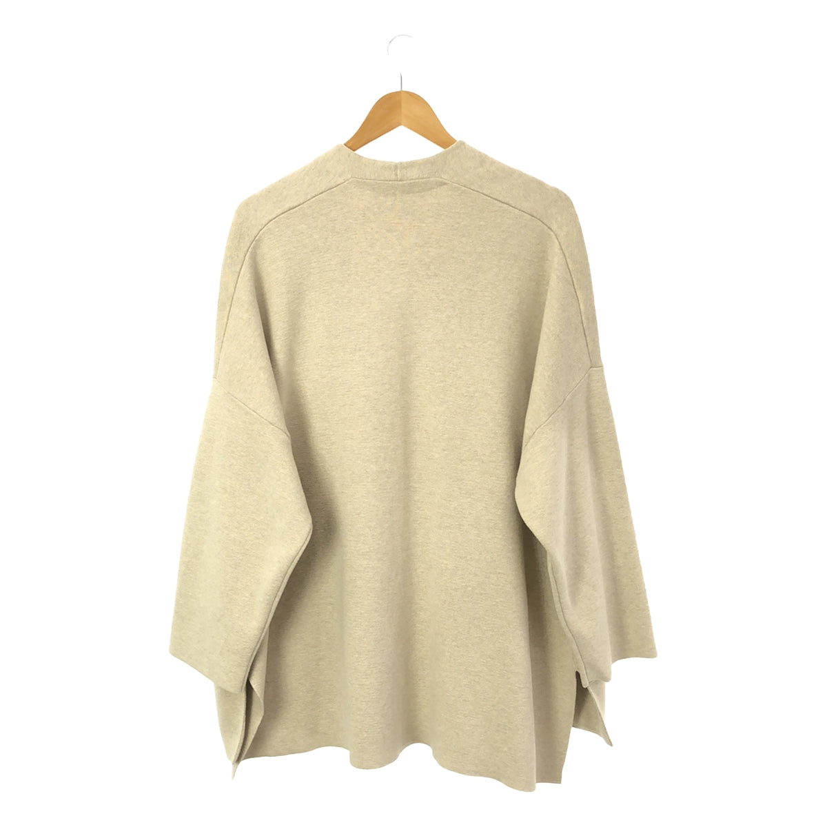 GALERIE VIE | Cotton silk collarless coat | 36 | Beige | Women's