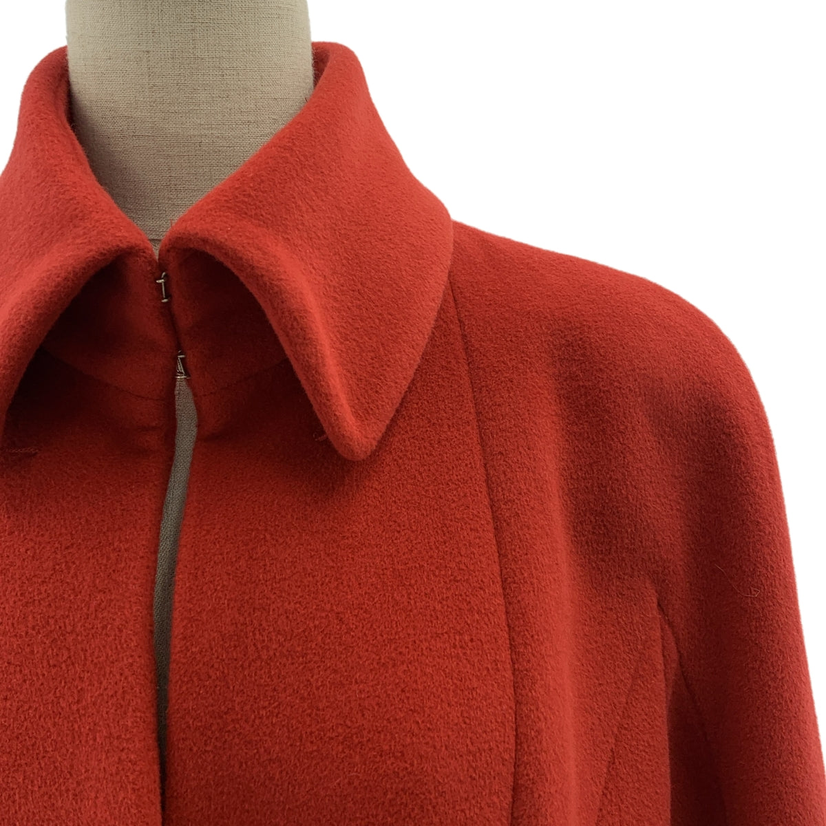 卡爾拉格斐 | 安哥拉羊毛插肩袖長版大衣 | 尺寸 38 | 女款